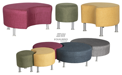 : OTTAWA MODULAR TIPO LOUNGE :: Equilibrio Modular - Amplio catalogo en muebles y mobiliario de oficina para todo Mexico.